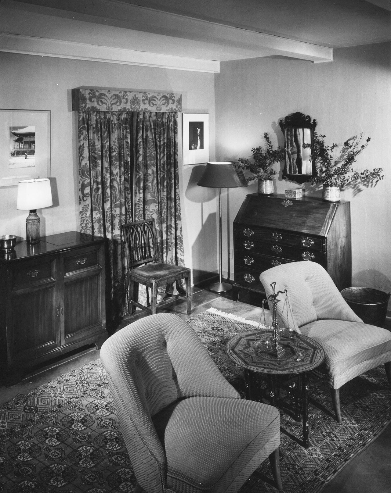 1959 Tucson home photos: Camel footprints all over